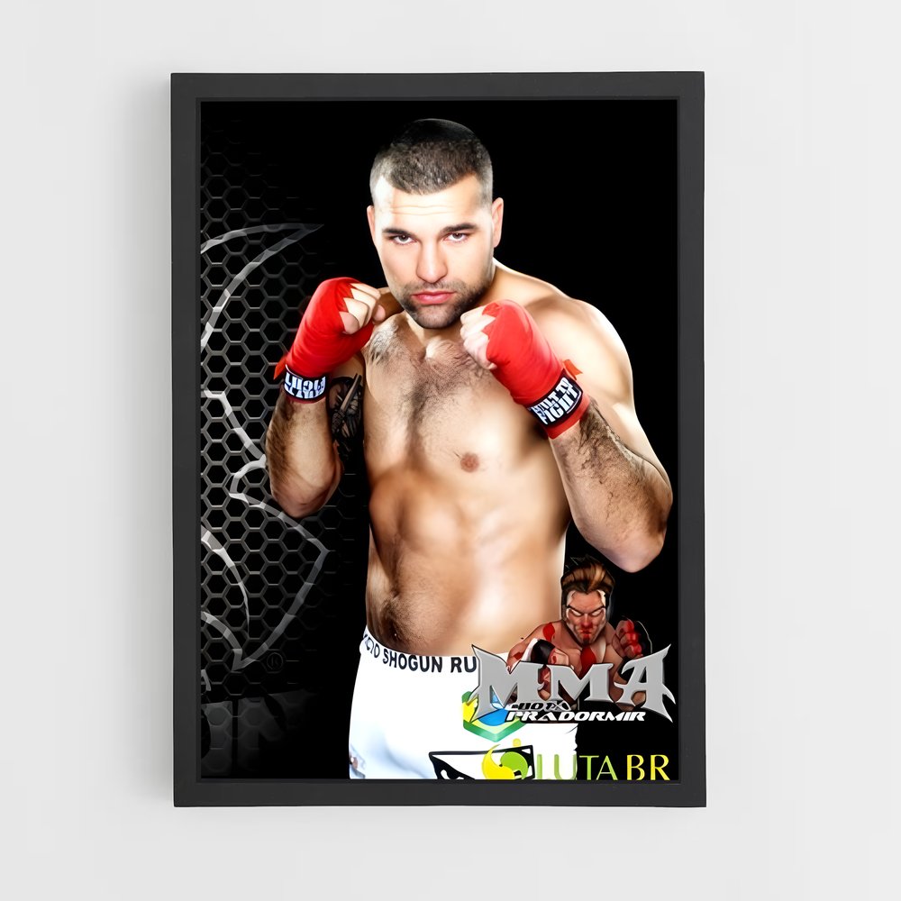 Poster Champion de Combat – affiche MMA (vue 2)